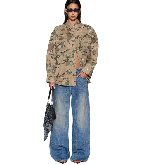 ASTRA CARGO SHIRT WOODLAND CAMO