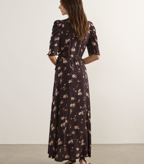 CARA WRAP MAXI DRESS