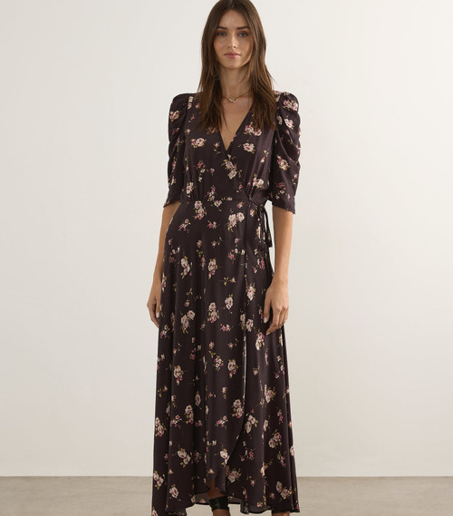 CARA WRAP MAXI DRESS