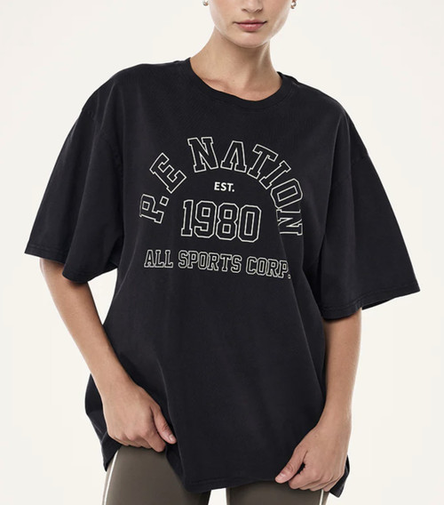 ALTITUDE TEE - WASHED BLACK