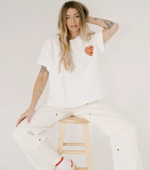 SORRY MUM TEE - WHITE