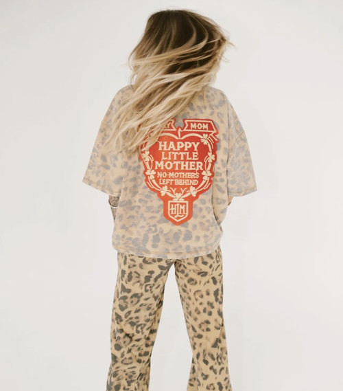 SORRY MUM TEE - LEOPARD