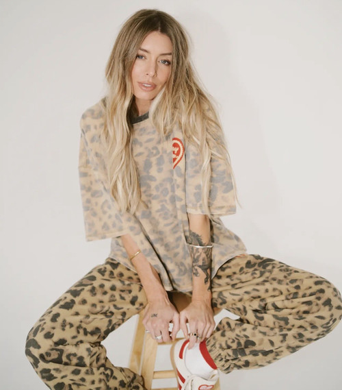 SORRY MUM TEE - LEOPARD