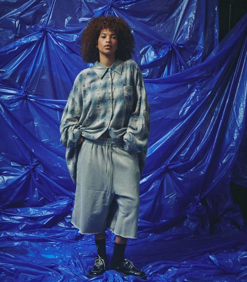 CHECK MATE SHORTS - BLUE
