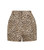 BILLIE LEOPARD SHORTS - TAN/BLK