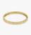 ASHLEY HINGE CUFF - GOLD/WHITE DIAMONDETTES