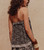 LITTLE BIRD STRAPLESS FRILL TOP - MIDNIGHT
