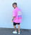 BLAKEY RHODE MULTI LOGO TEE - PINK