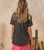 COCO CANTINA  BIKER TEE - CHARCOAL