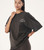 CORE OVERSIZED TEE - CAVIAR