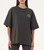 CORE OVERSIZED TEE - CAVIAR
