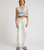 JACKSON MID WASTE WIDE LEG DENIM JEANS - WHITE BEAUTY
