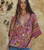SWAN LAKE SHORT SLEEV BLOUSE - LILAC ROSE