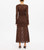 MARIE LACE MAXI DRESS - CHOCOLATE