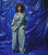 CHECK MATE WIDE LEG TRACKIES - BLUE