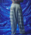 CHECK MATE WIDE LEG TRACKIES - BLUE