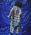 BE A KIND HUMAN OVERSIZED SHIRT - BLUE