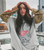 THE BE HAPPY LEOPARD LONG SLEEVE TEE