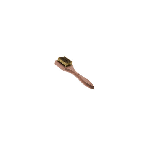 2.5 x 2.5 Inch Brass Anilox Roll Brush .003 Bristle Diameter with Handle