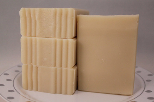 a plain white bar of soap