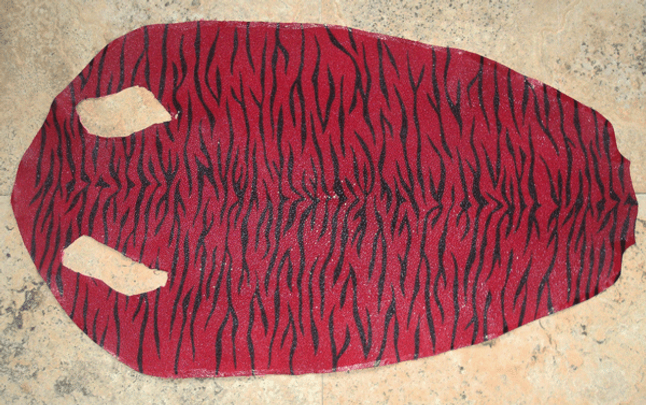 red tiger print