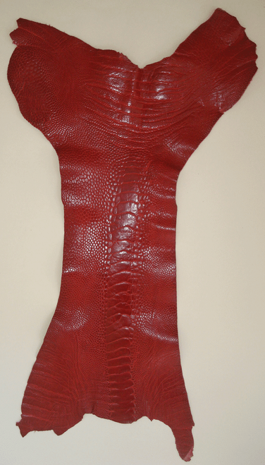 OSTRICH LEG - FLAME RED GLAZE