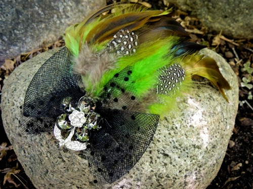 Feather Hair Clip/Brooch