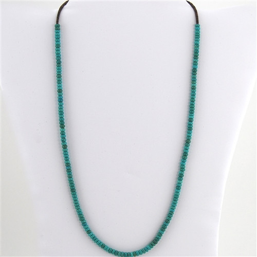 Chinese Turquoise Beaded Necklace