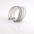 Silver Multi-Strand Cuff Bracelet