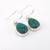 Tibetan Turquoise Sterling Silver Drop Earrings