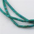 Turquoise Triple Strand Sterling Silver 925