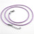 Lavender Leather 18" Cord Necklace