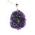 Amethyst Drusy Sterling Silver Pendant