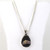 Banded Agate, Drusy, Onyx, Mother of Pearl and Lip Shell Sterling Silver Pendant