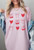 Cherry Bow Valentines Day Tee