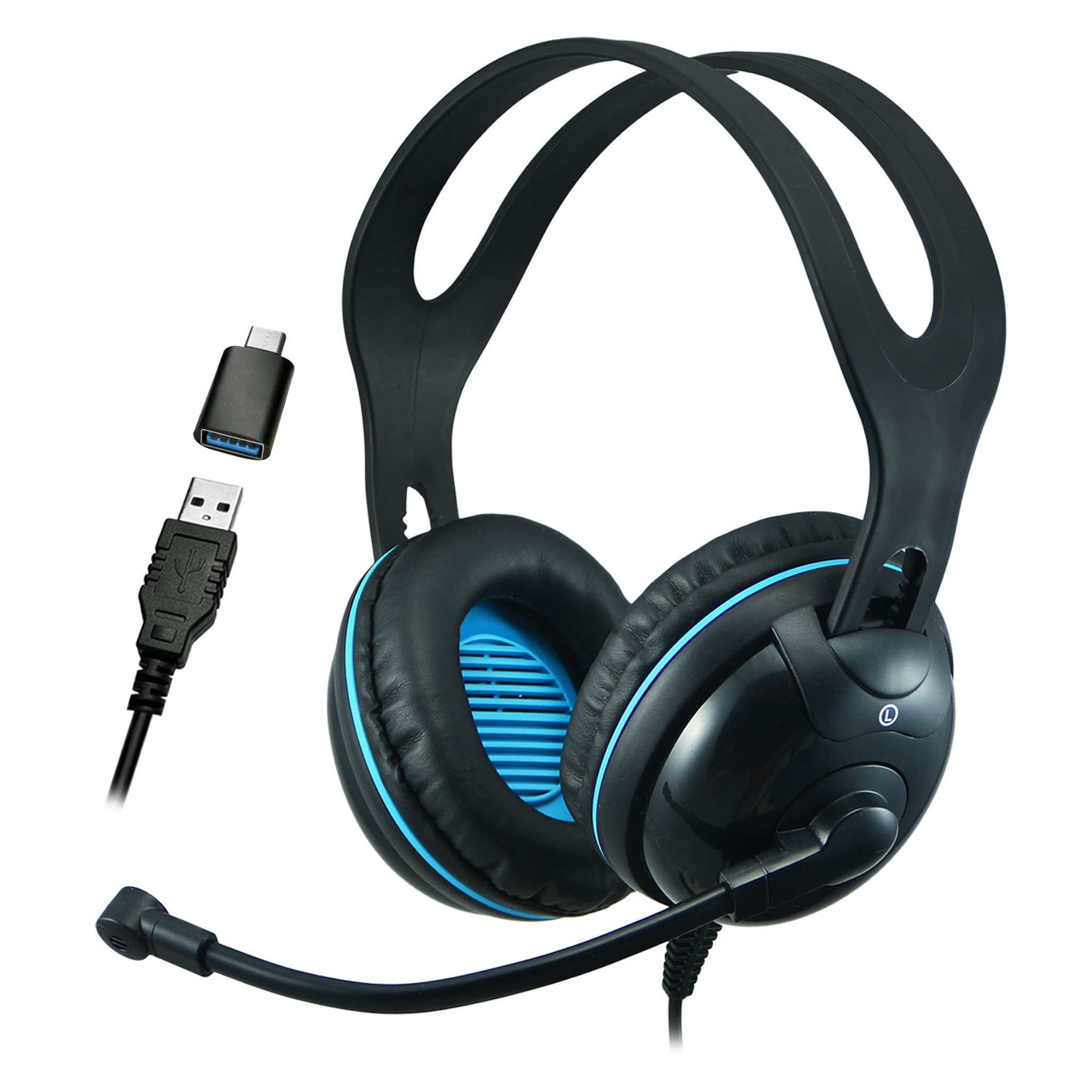 EDU-455 USB (Type A or C) Over-Ear Stereo Headset