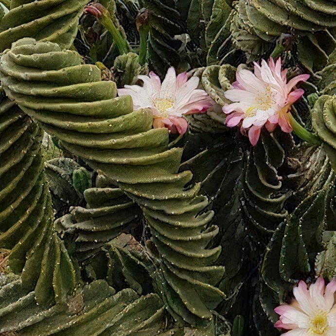 Spiral Cactus Plant (Cereus forbesii Spiralis) Tornado Cactus