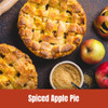 Spiced Apple Pie in a pie tin