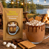 S'mores Gourmet Hot Cocoa by a Campfire