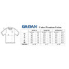 Gildan Unisex Tshirt Size chart