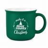 Green Christmas Ceramic Coffee Mug - 15oz
