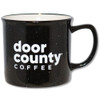 Door County Coffee Campfire Black Mug