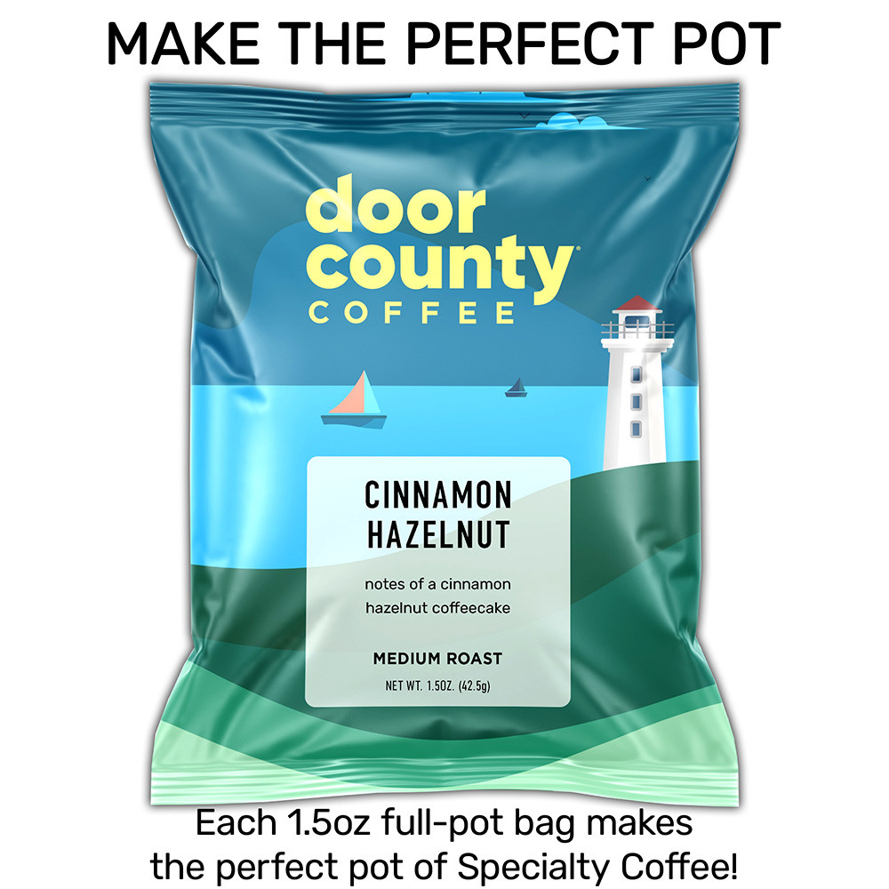 Cinnamon Hazelnut Coffee Full-Pot Bags, 6 Pack