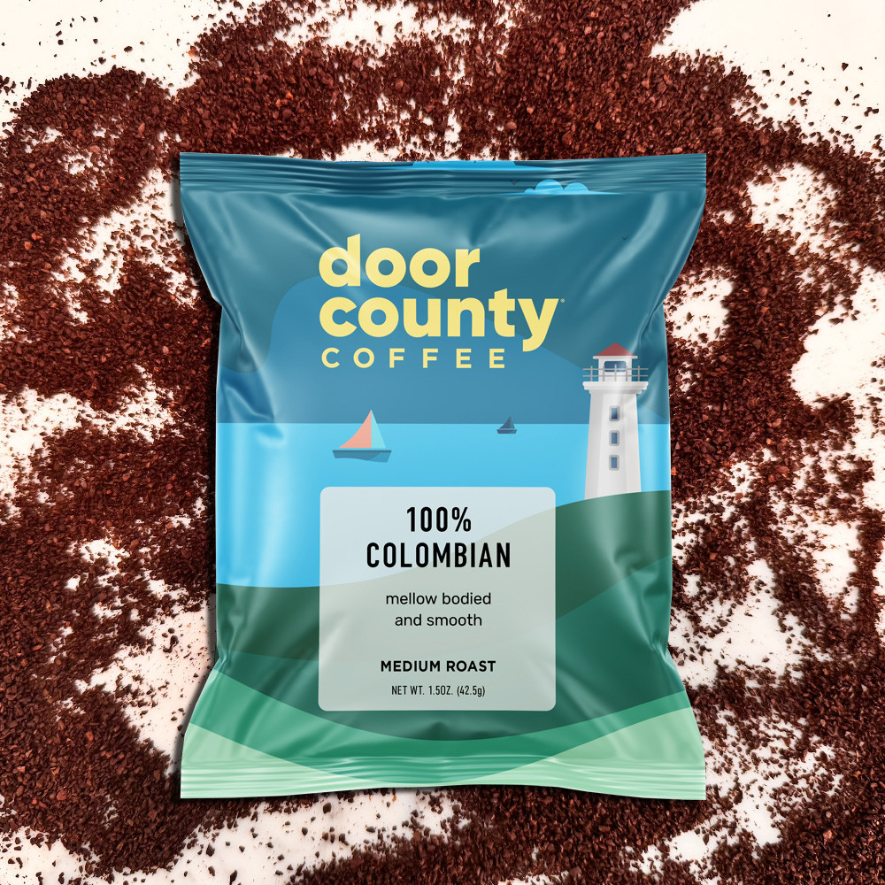 Colombian Coffee Full-Pot Bags, 6 Pack | Door County Coffee