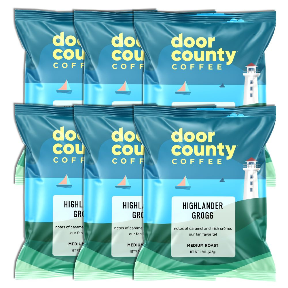 Highlander Grogg Coffee Full-Pot Bags, 6 Pack