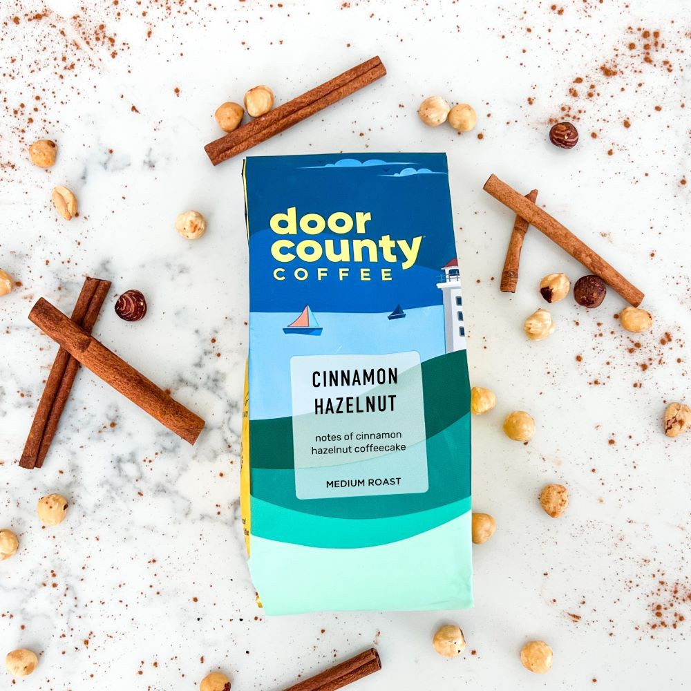 Cinnamon Hazelnut Coffee 10oz. Ground | Door County Coffee