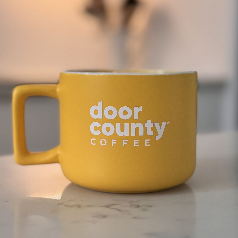 Yellow Matte Ceramic Coffee Mug 12 oz