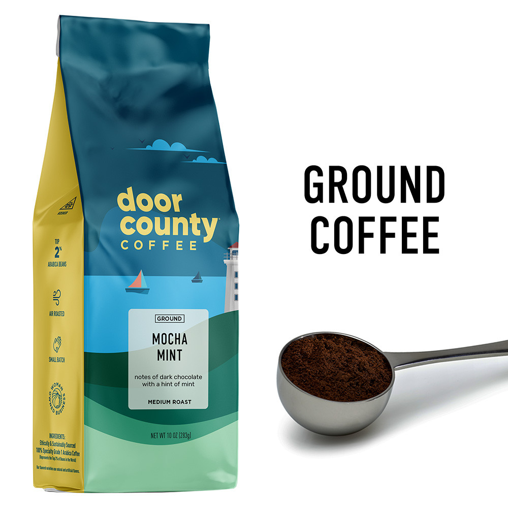 Mocha Mint 10oz. Ground | Door County Coffee