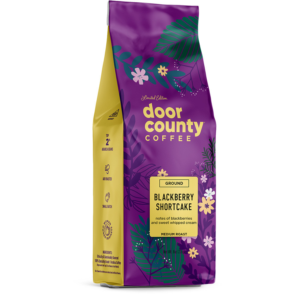 Blackberry Shortcake Coffee 8oz. Ground - Door County Coffee