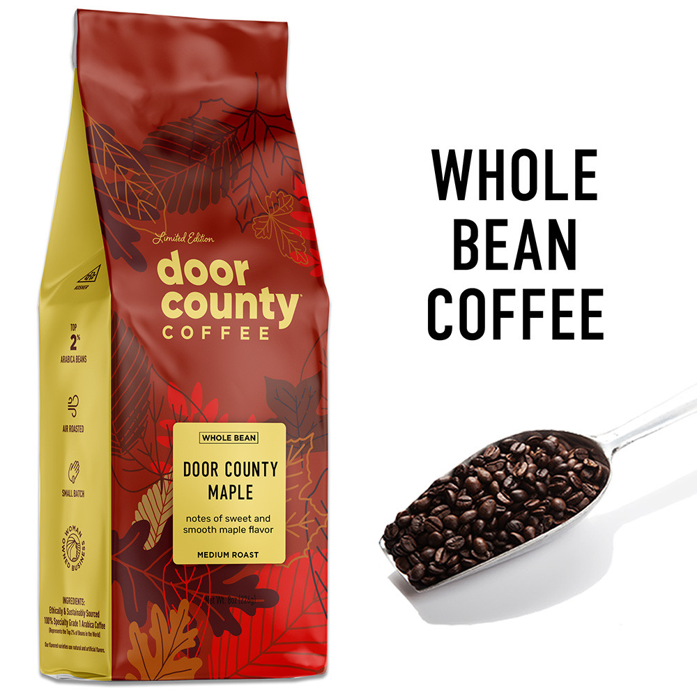 Door County Maple Coffee 8oz. Wholebean Door County Coffee